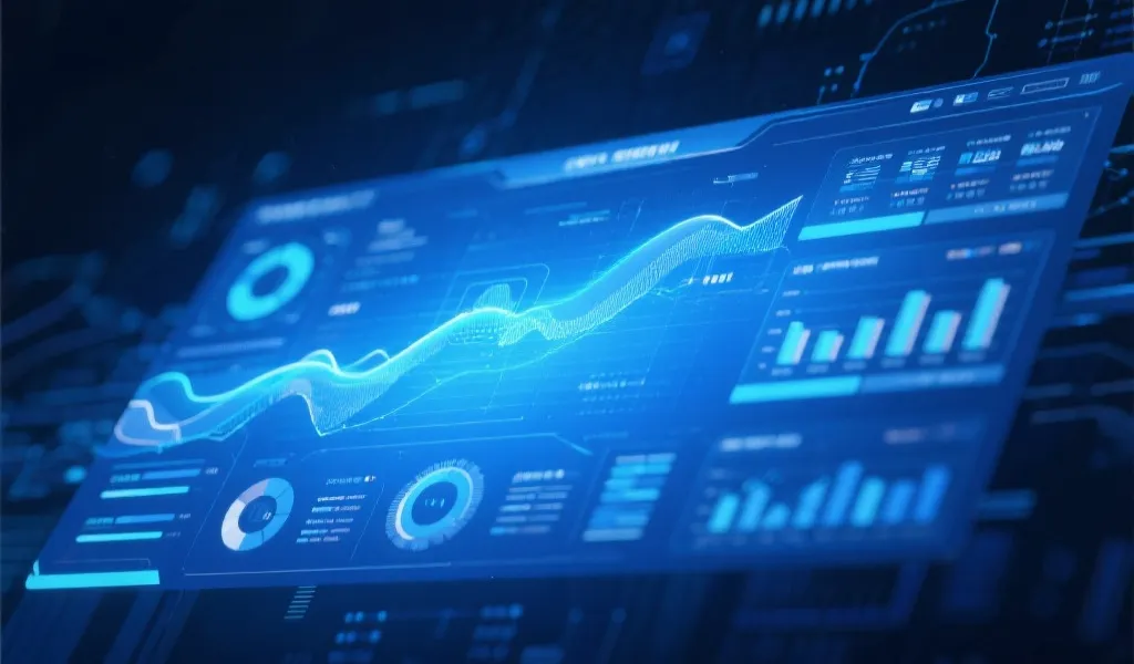 数据可视化界面,象征算法分析与信息透明